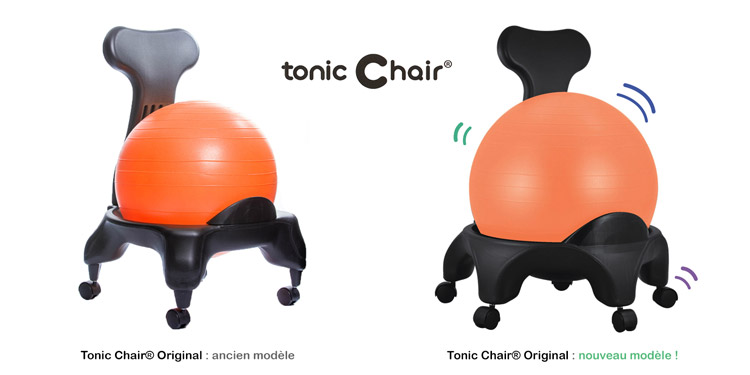 Chaise ergonomique ballon Tonic Chair® Confort 