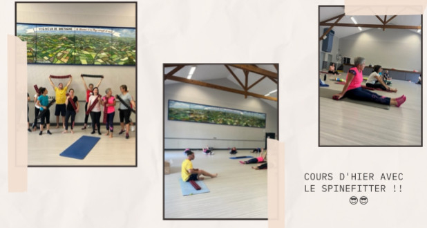 L'équipe Sissel France fait découvrir le Spinefitter dans leurs cours !  L'équipe Sissel France fait découvrir le Spinefitter dans leurs cours !