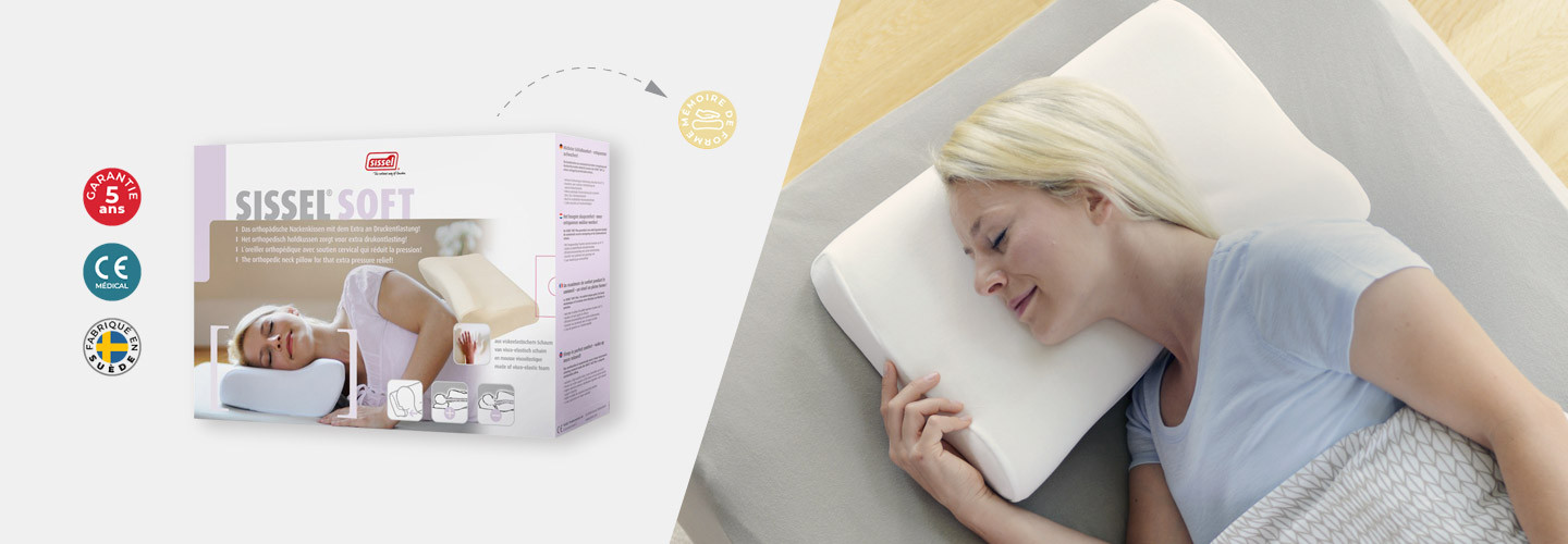 Oreiller à mémoire de forme SISSEL® SOFT